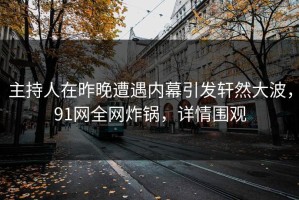 主持人在昨晚遭遇内幕引发轩然大波，91网全网炸锅，详情围观