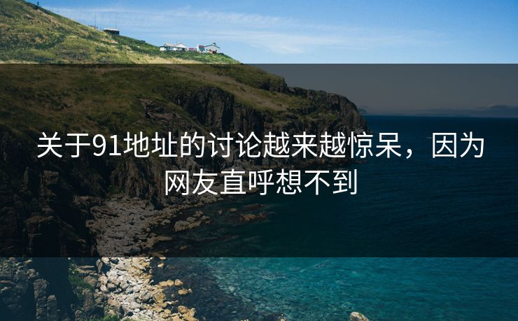 关于91地址的讨论越来越惊呆，因为网友直呼想不到